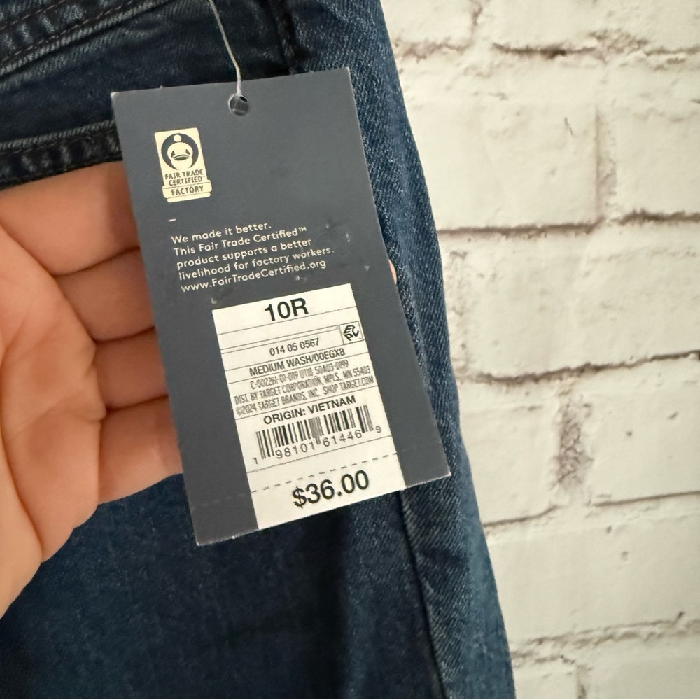 Universal Thread Dark Blue Flare & Wide Leg Jeans - Picture 4 of 8